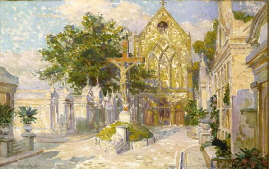Robert Wadsworth Grafton Saint Roch Cemetery Chapel and Campo Santo oil painting image